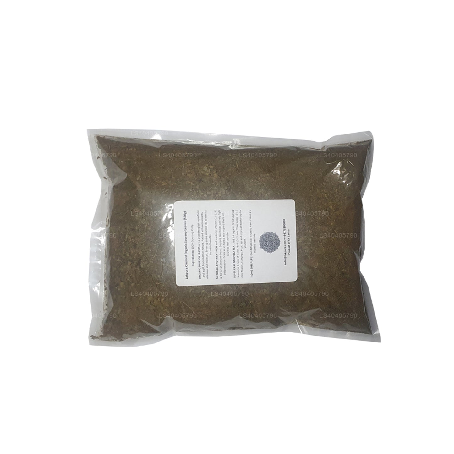 Lakpura krossade ekologiska soursopblad (500g)