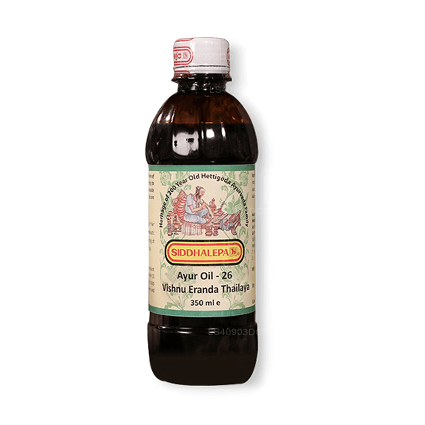Siddhalepa Vishnu Eranda Olja (350 ml)