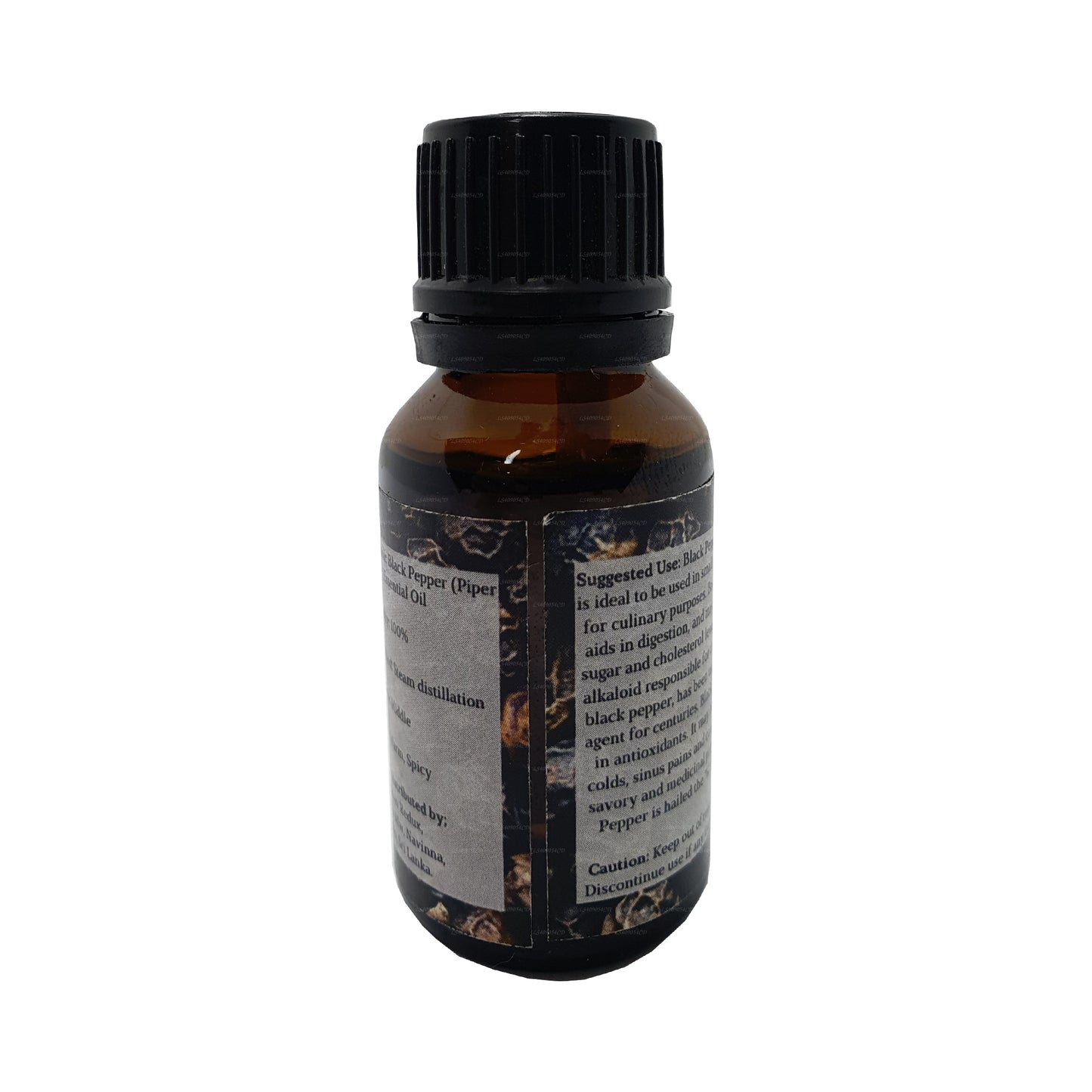 Lakpura svartpeppar eterisk olja (15 ml)