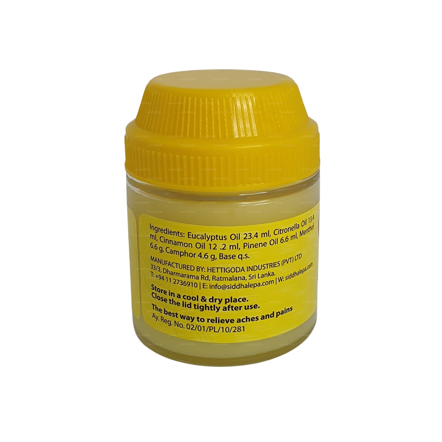 Siddhalepa Ayurveda växtbaserade balsam