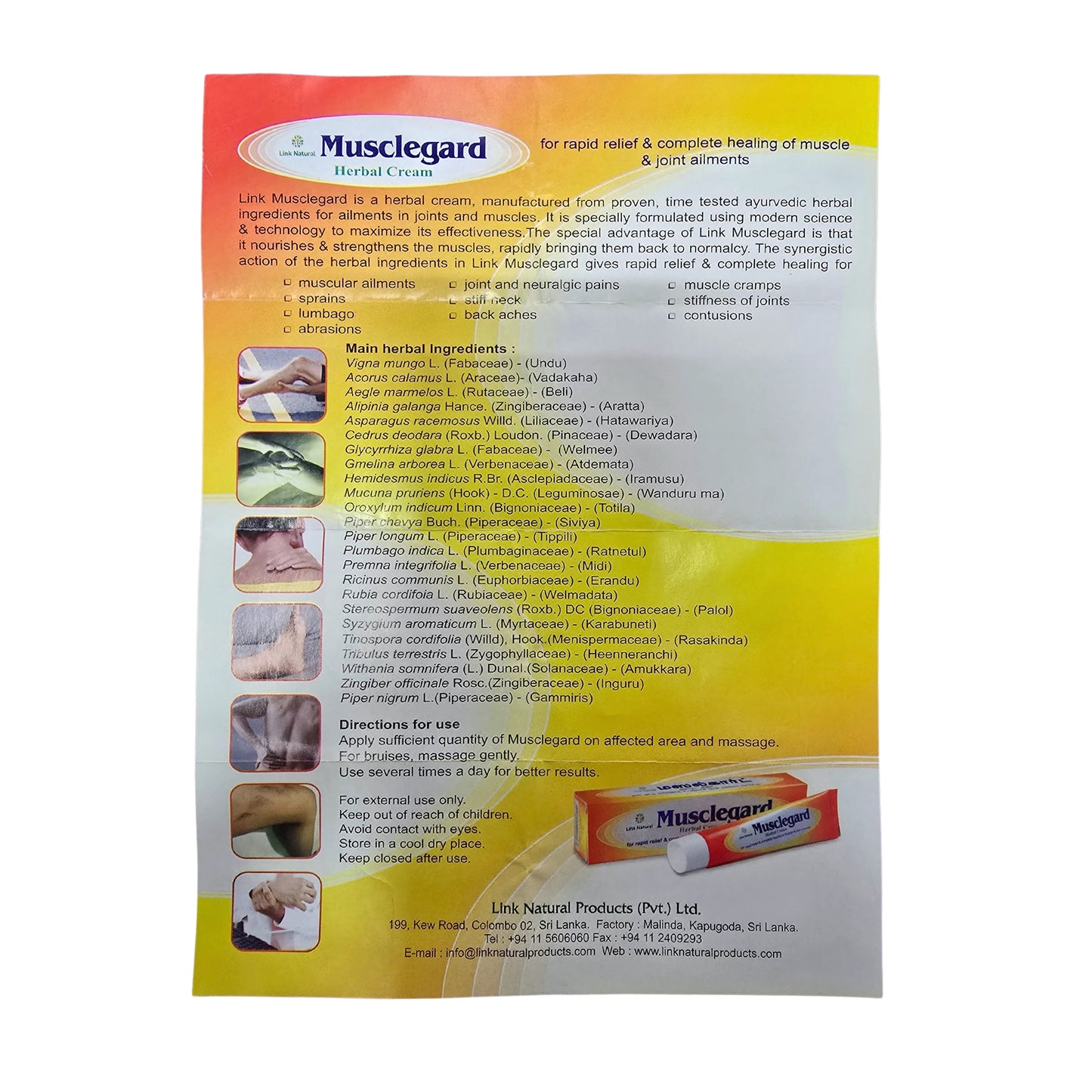 Link Natural Musclegard örtkräm (25g)