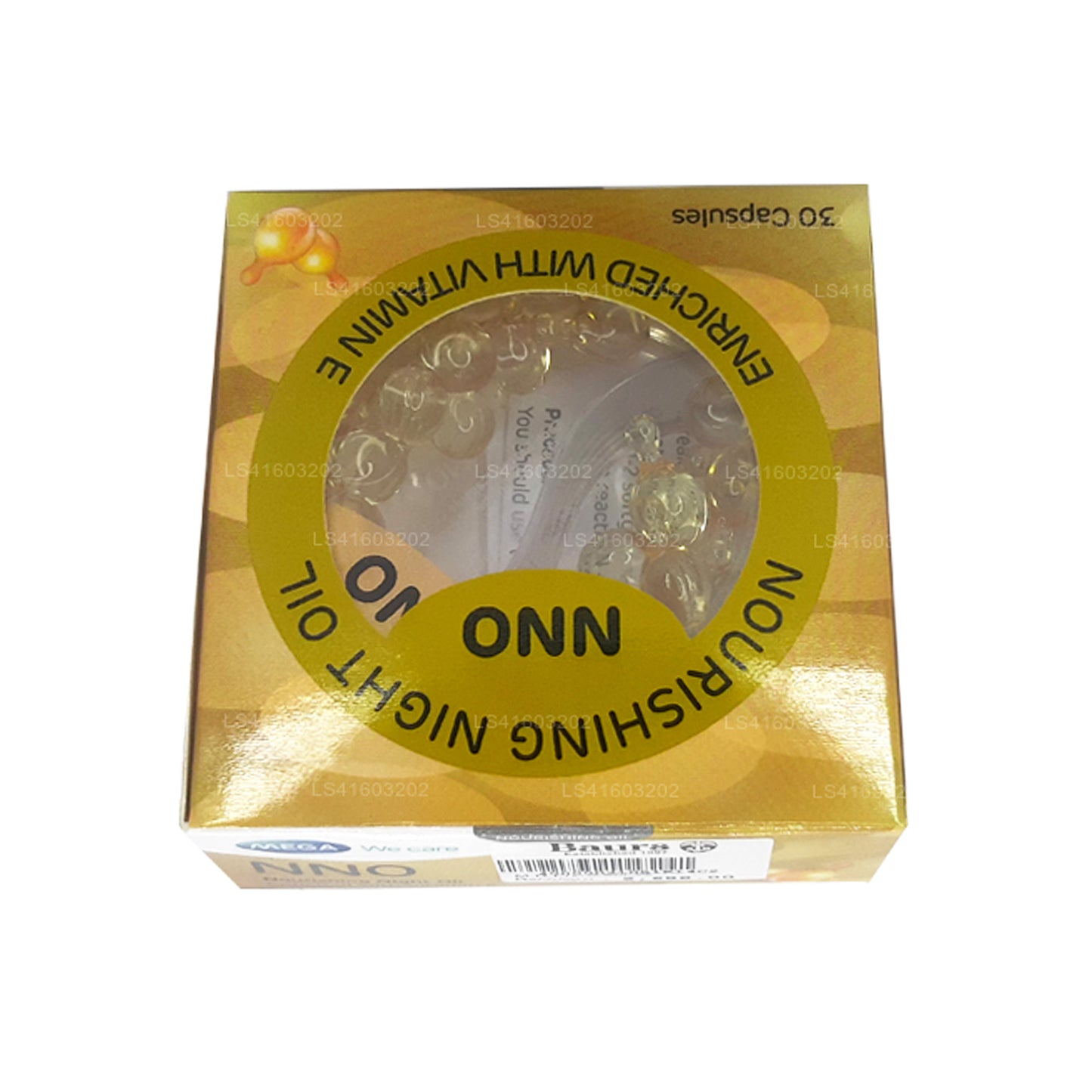 NNO Nourishing Night Oil med vitamin E och jojobaolja (30 Caps)