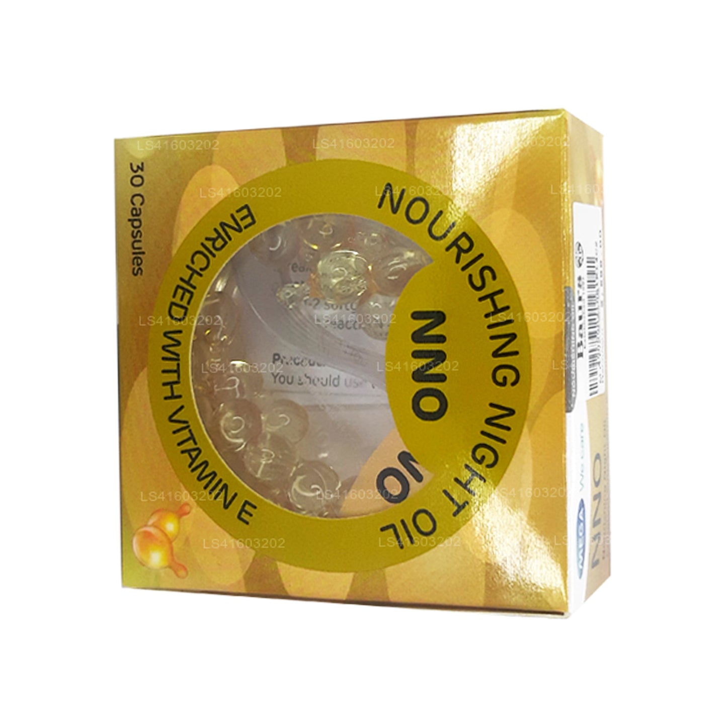 NNO Nourishing Night Oil med vitamin E och jojobaolja (30 Caps)