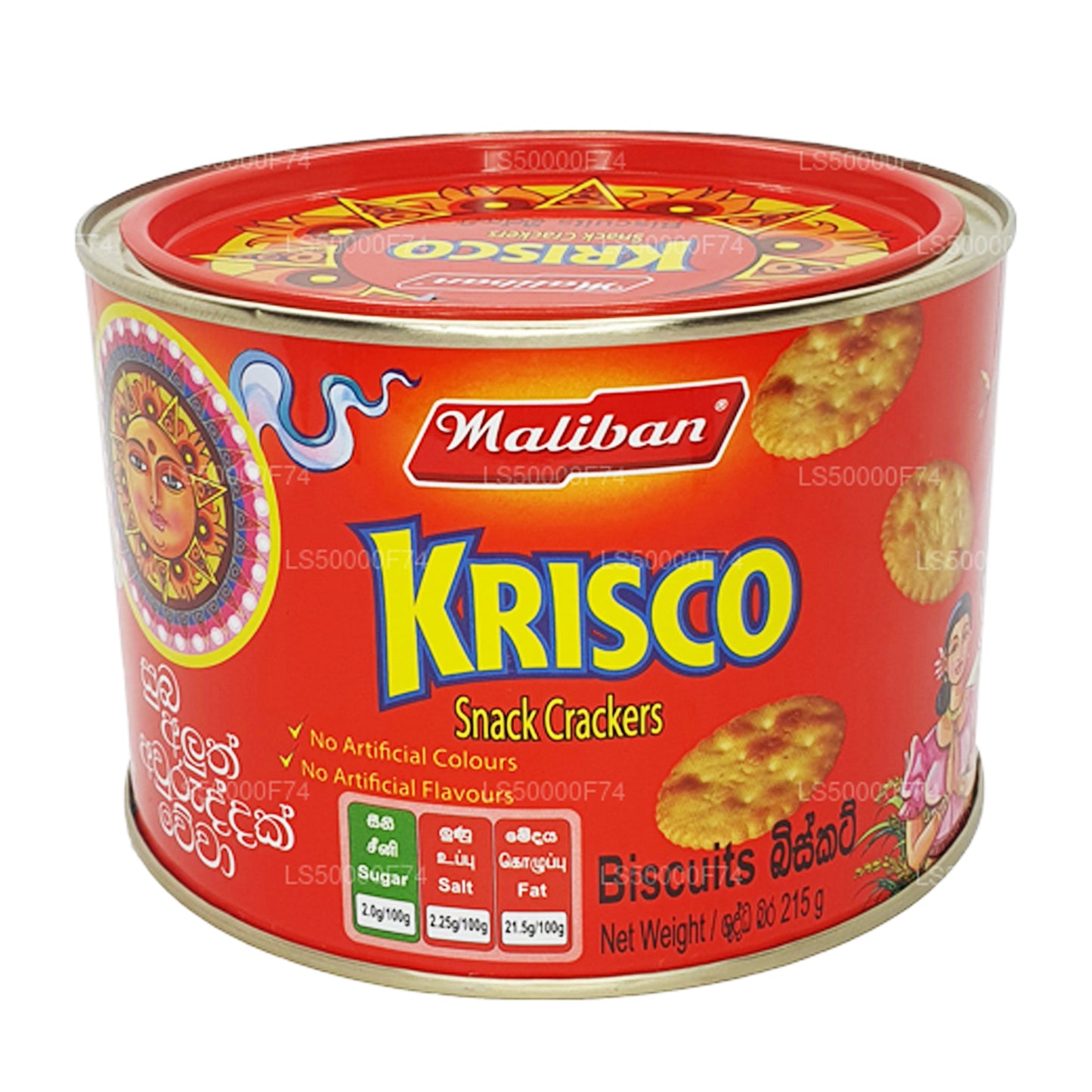 Maliban Krisco Snack Crackers Kex (215g)