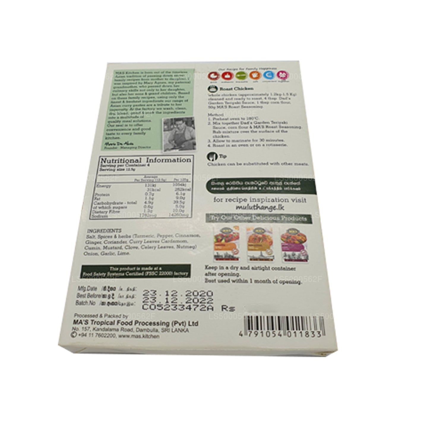 MA: s Kitchen Roast Seasoning (50g)