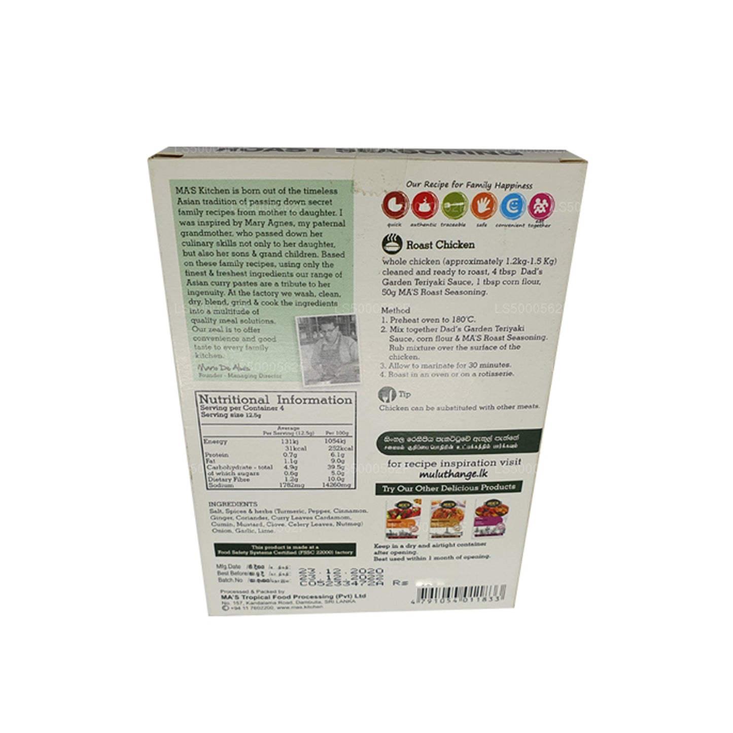 MA: s Kitchen Roast Seasoning (50g)