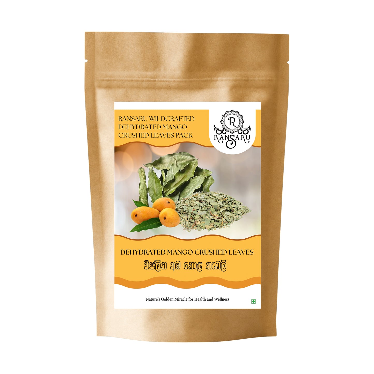 Ransaru Wildcrafted Dehydrated Mango Crushed Leaves Pack