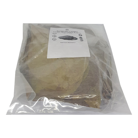 Lakpura Dehydrerad (Kottan, Kottamba, Indisk Mandel) Terminalia catappa 100 Blad (100g)