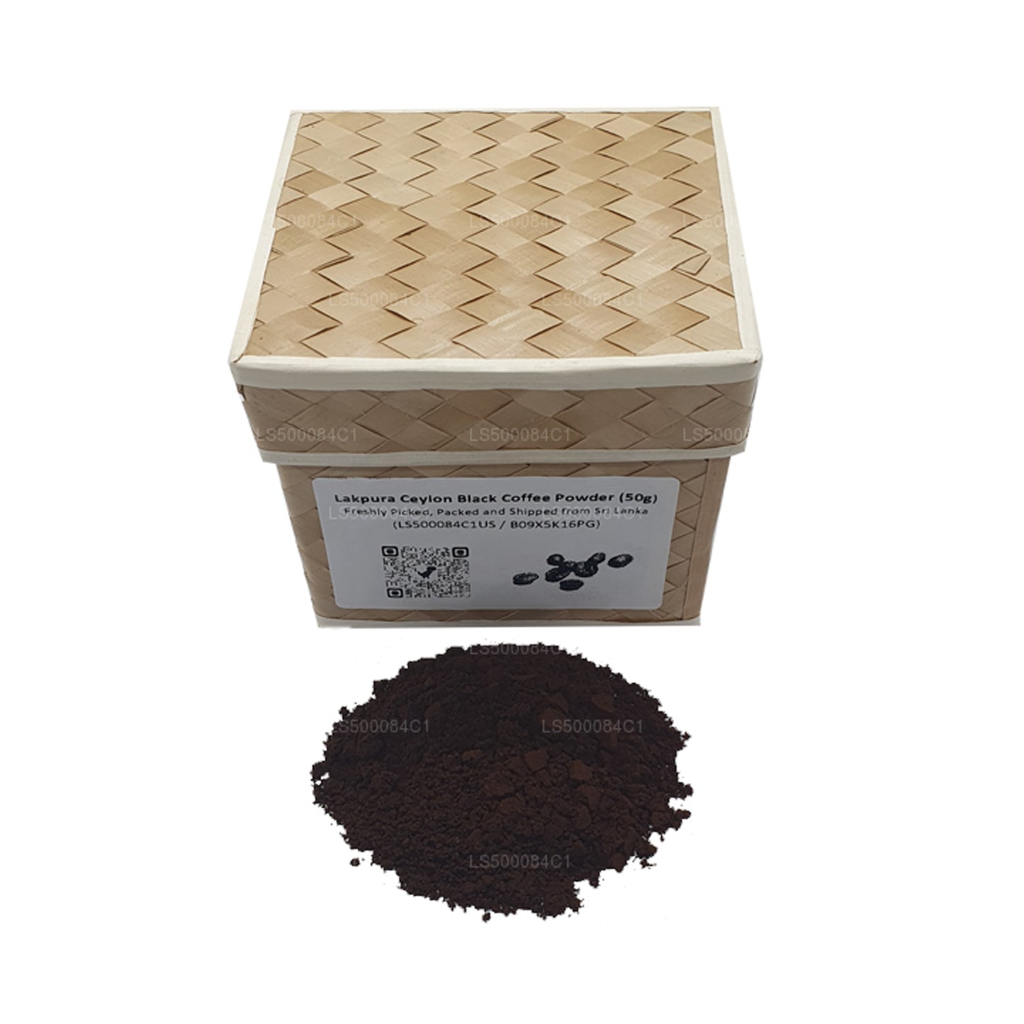 Lakpura Ceylon svart kaffepulver (50g)