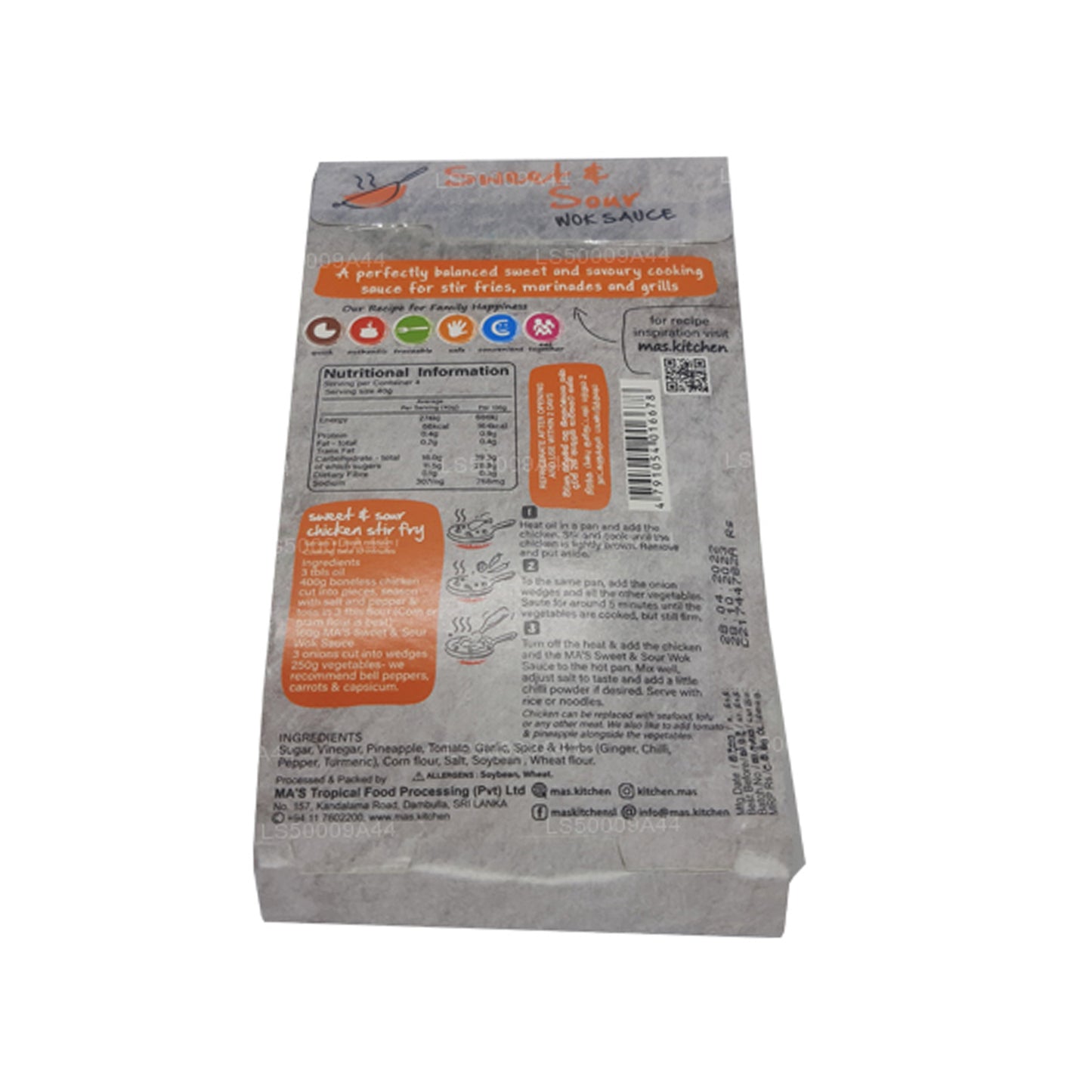 MA's Kitchen Sweet & Sour Sauce (160g)