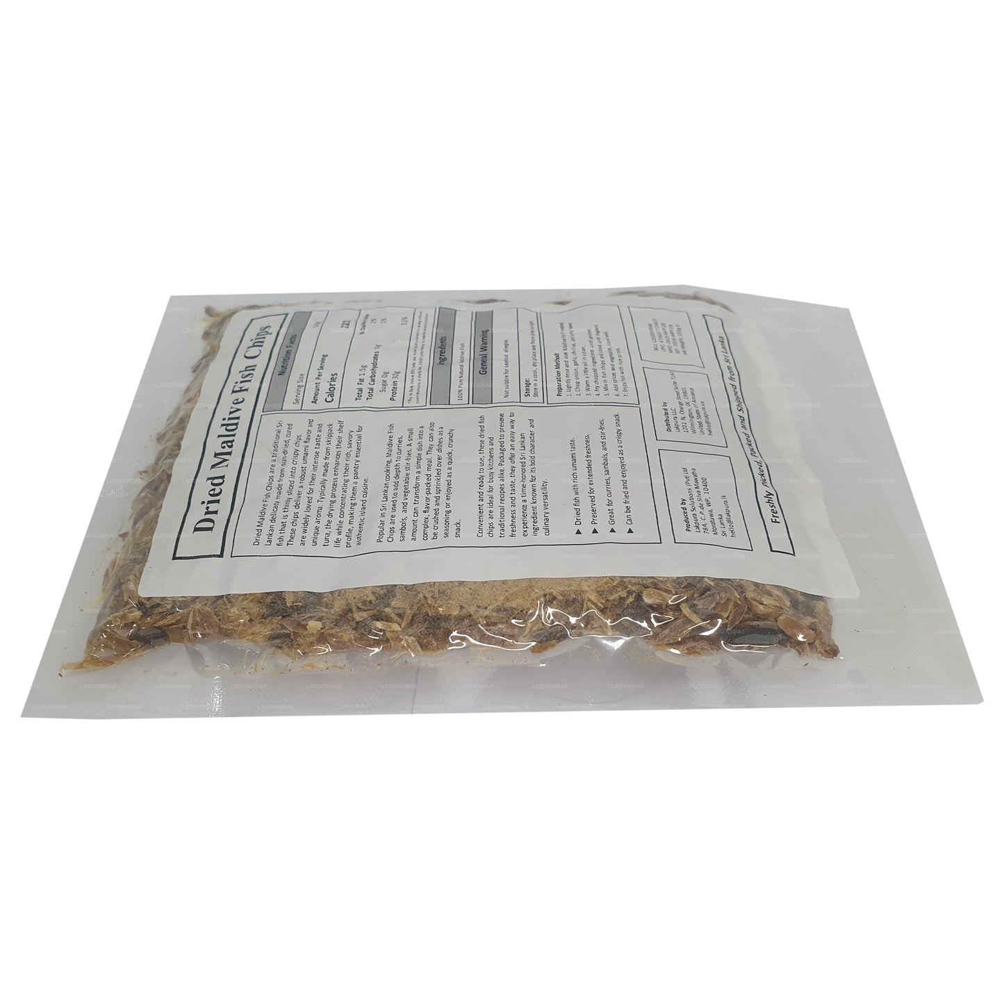 Lakpura Maldiverna Fish Chips (150 g) Förpackning