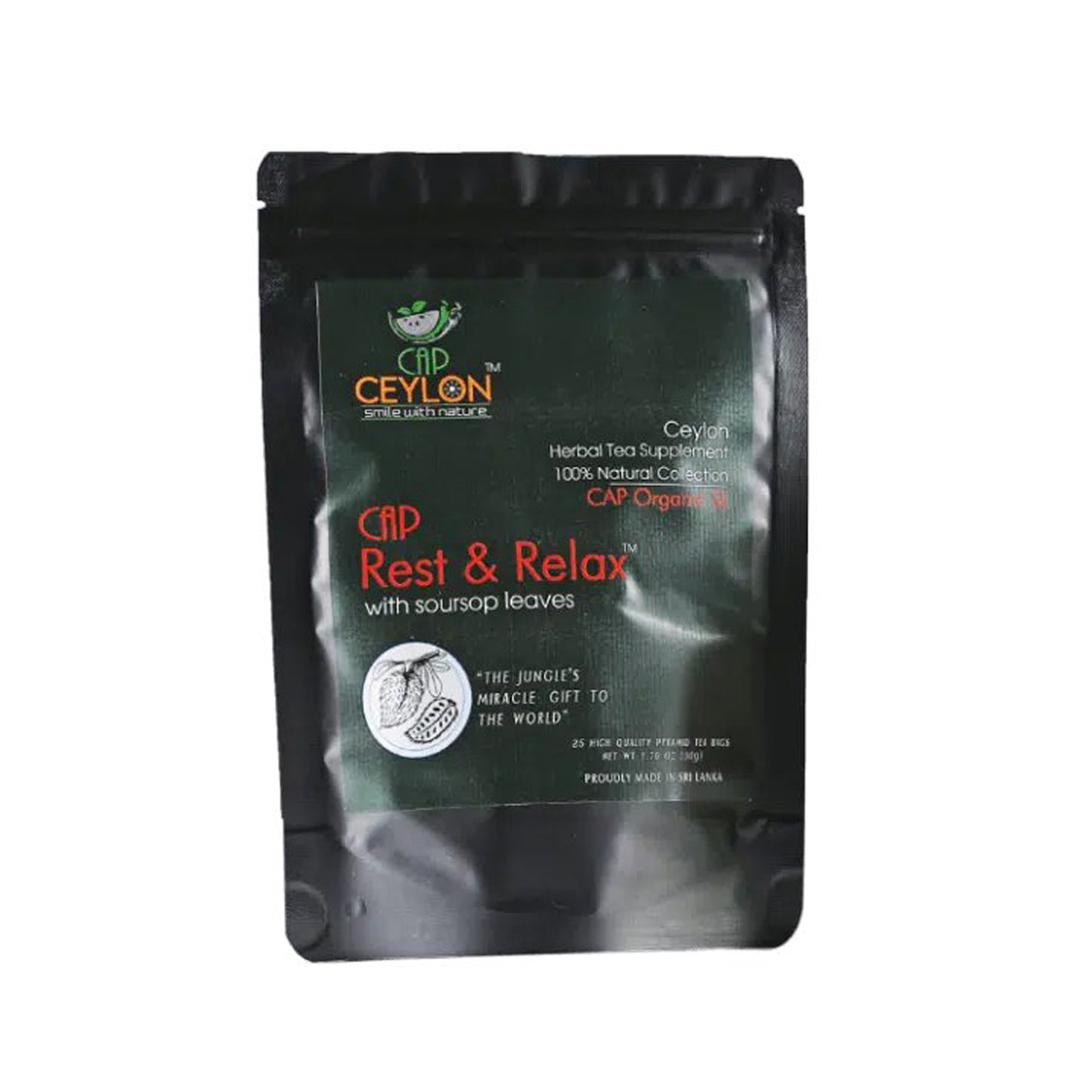 CAP Ceylon Rest & Relax Te (50g) 25 Tepåsar