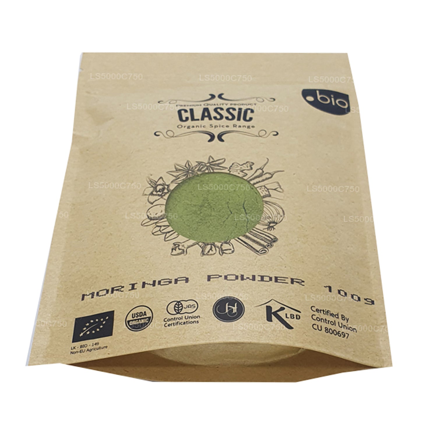 Lakpura ekologisk Moringa lämnar pulver