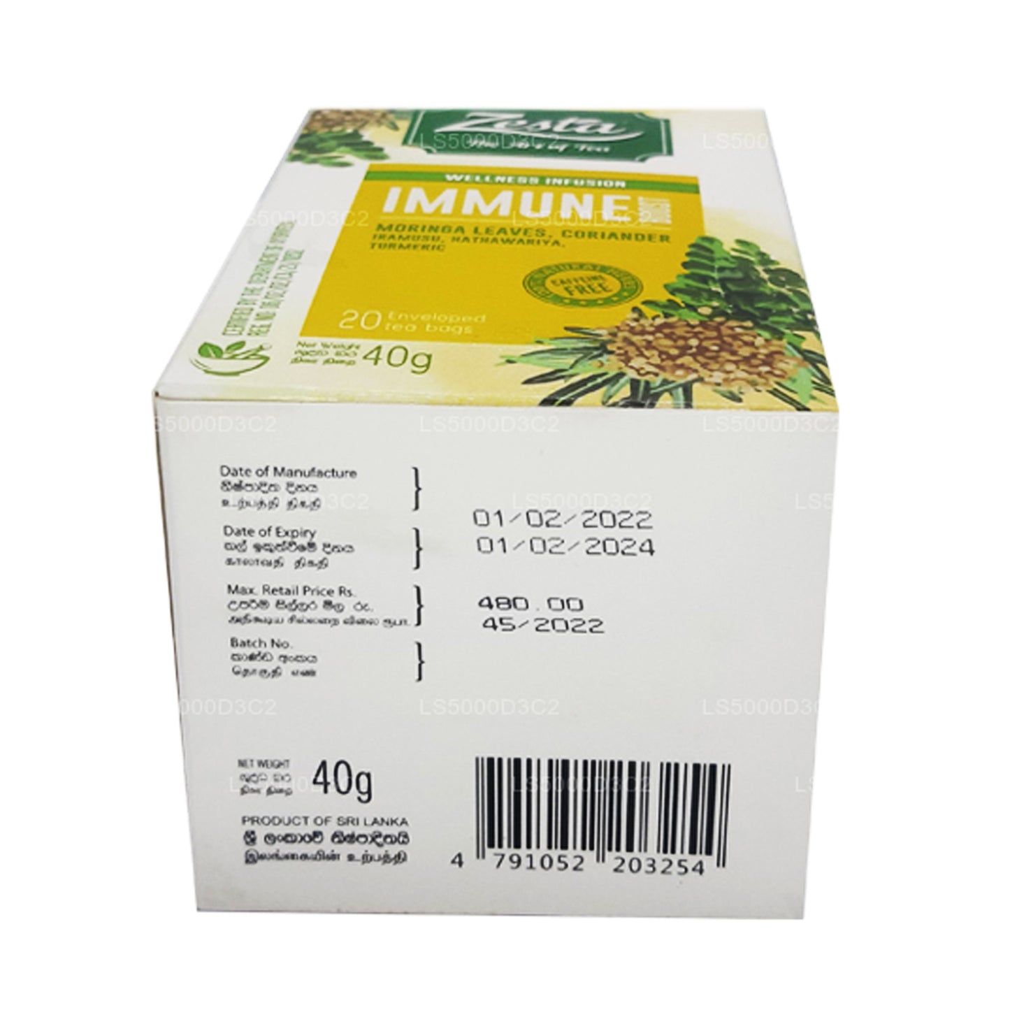 Zesta Wellness Infusion Immunförstärkning (40g)