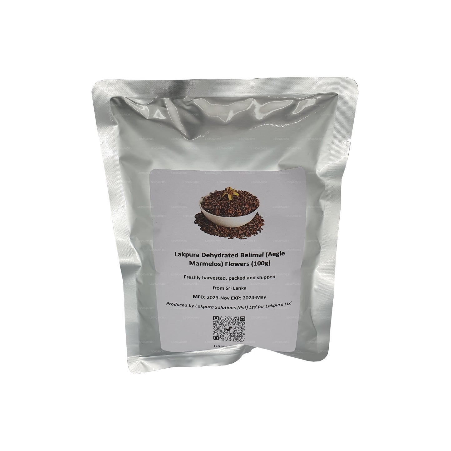 Lakpura Dehydrerade Belimal (Aegle Marmelos) Blommor
