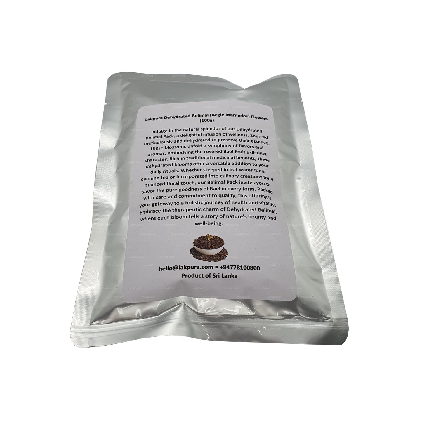 Lakpura Dehydrerade Belimal (Aegle Marmelos) Blommor