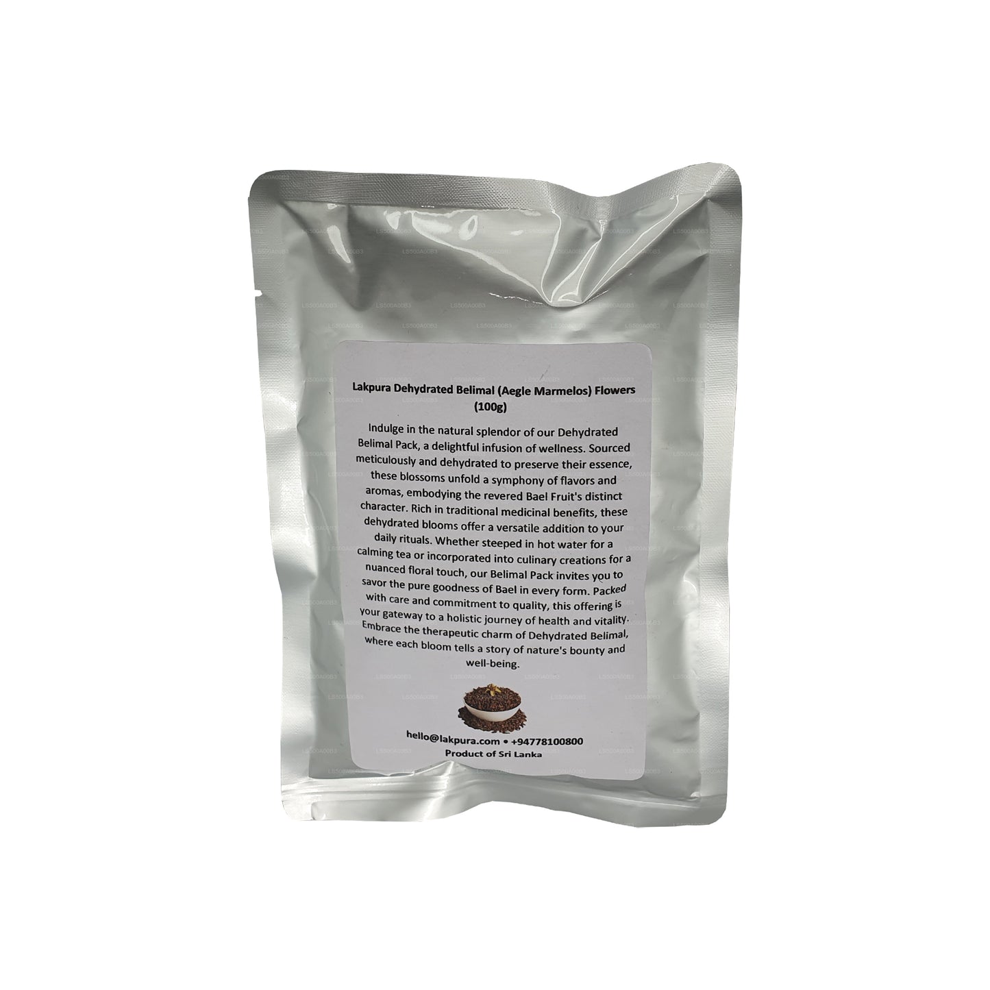 Lakpura Dehydrerade Belimal (Aegle Marmelos) Blommor
