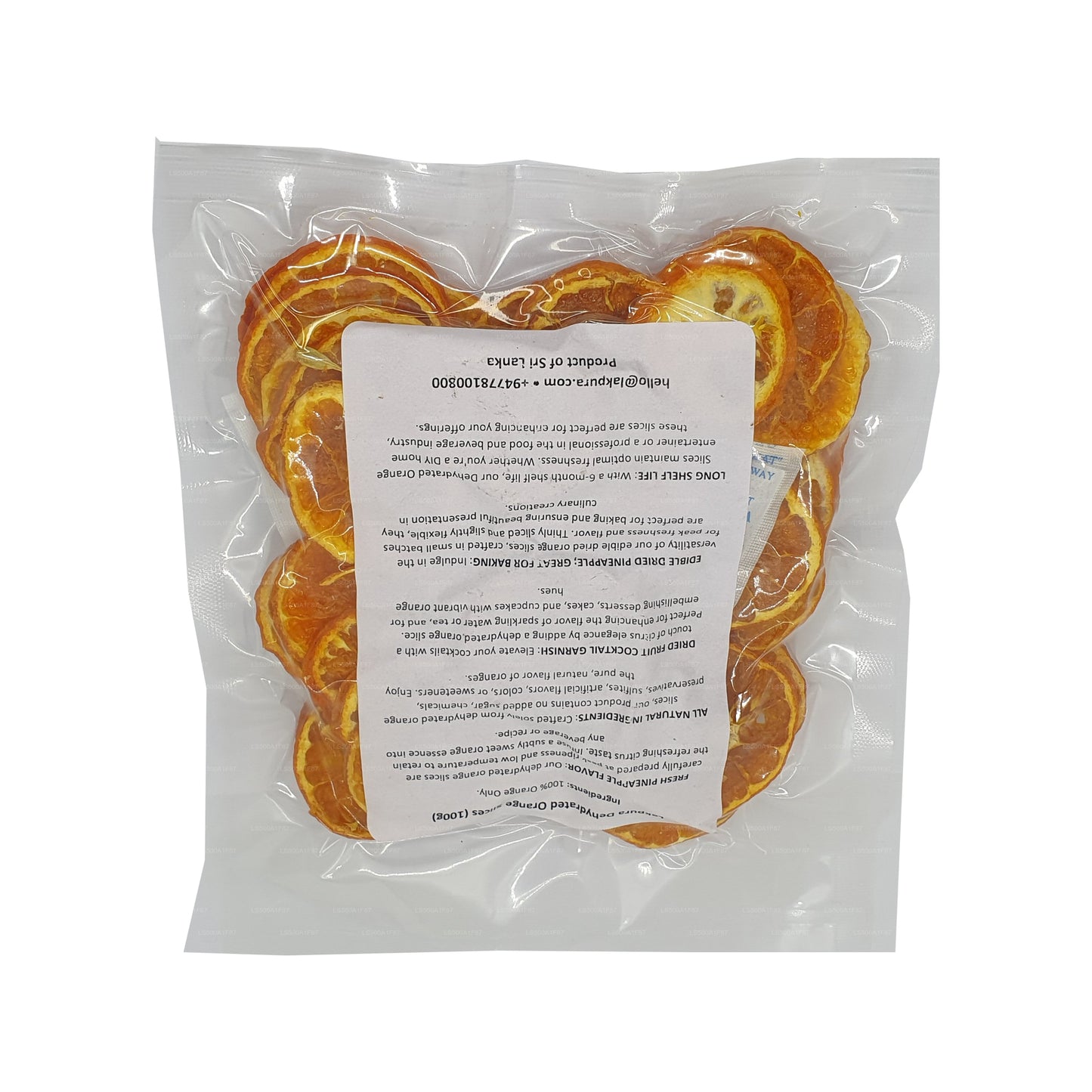 Lakpura Dehydratiserad Orange Slieces (100g)