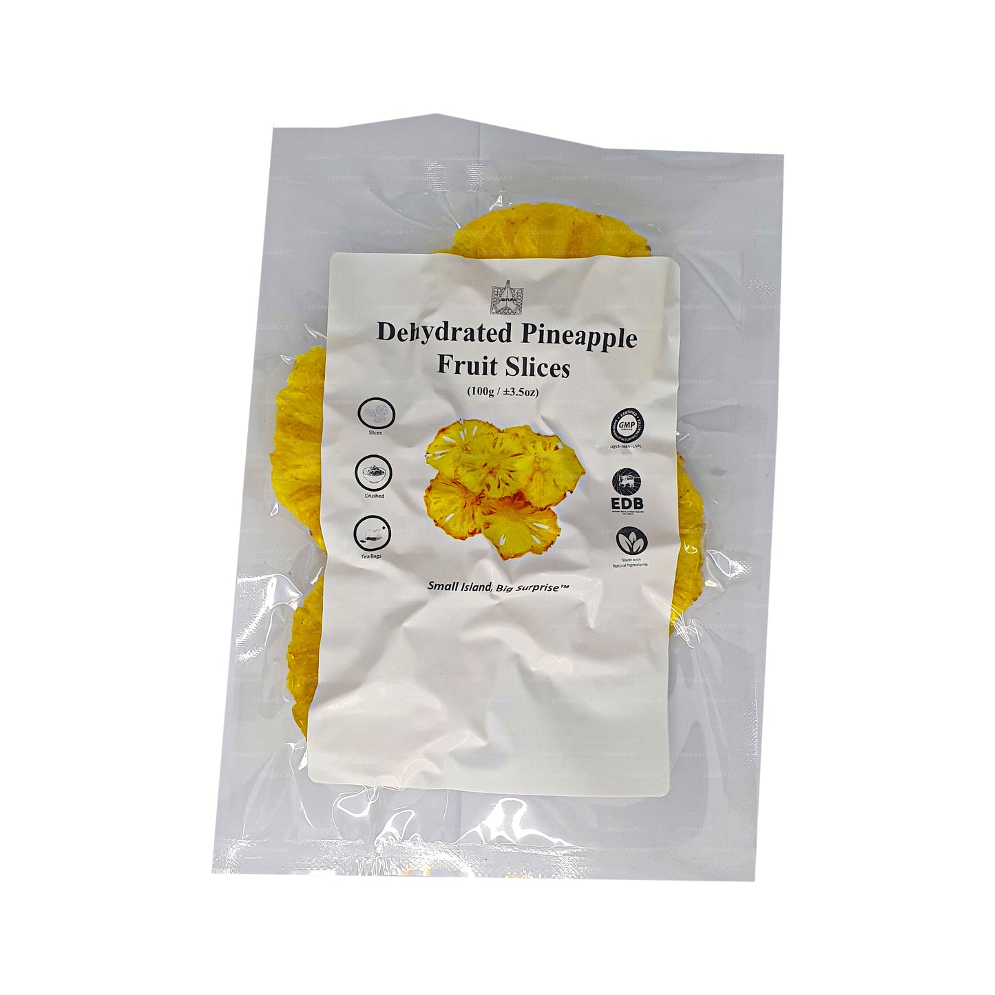 Lakpura Dehydrated Natural Ananas Fruktskivor