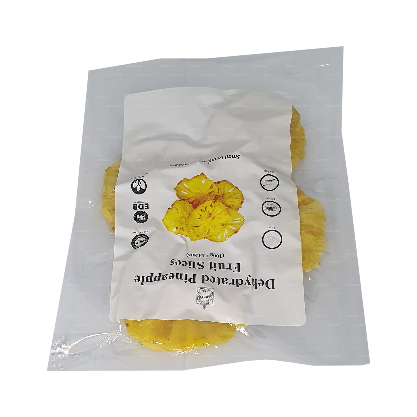 Lakpura Dehydrated Natural Ananas Fruktskivor