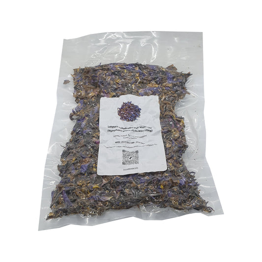 Lakpura Dehydrerad Blå Näckros (Nymphaea Nouchali) Blommor