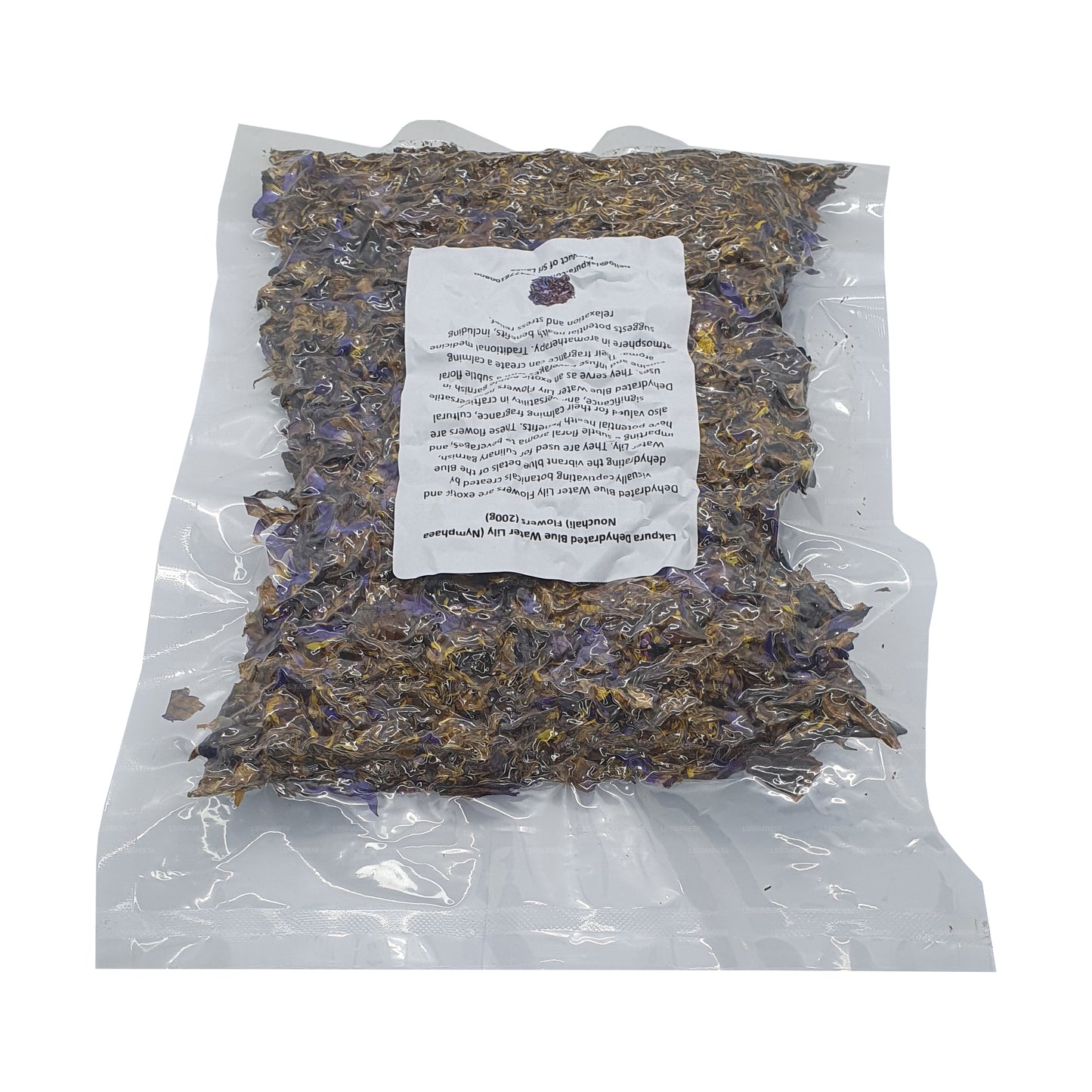 Lakpura Dehydrerad Blå Näckros (Nymphaea Nouchali) Blommor