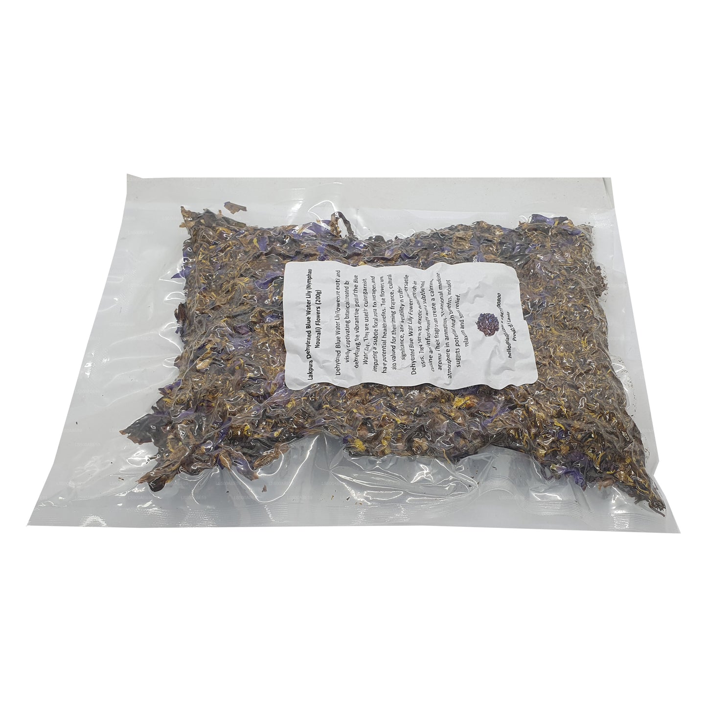 Lakpura Dehydrerad Blå Näckros (Nymphaea Nouchali) Blommor