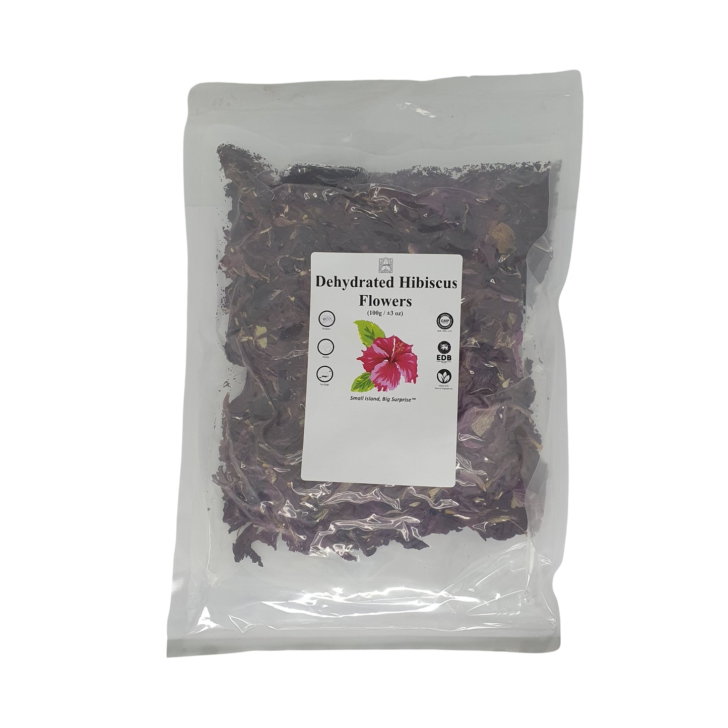 Lakpura® Dehydrerade Hibiscus Rosa (Wada Mal) Blommor