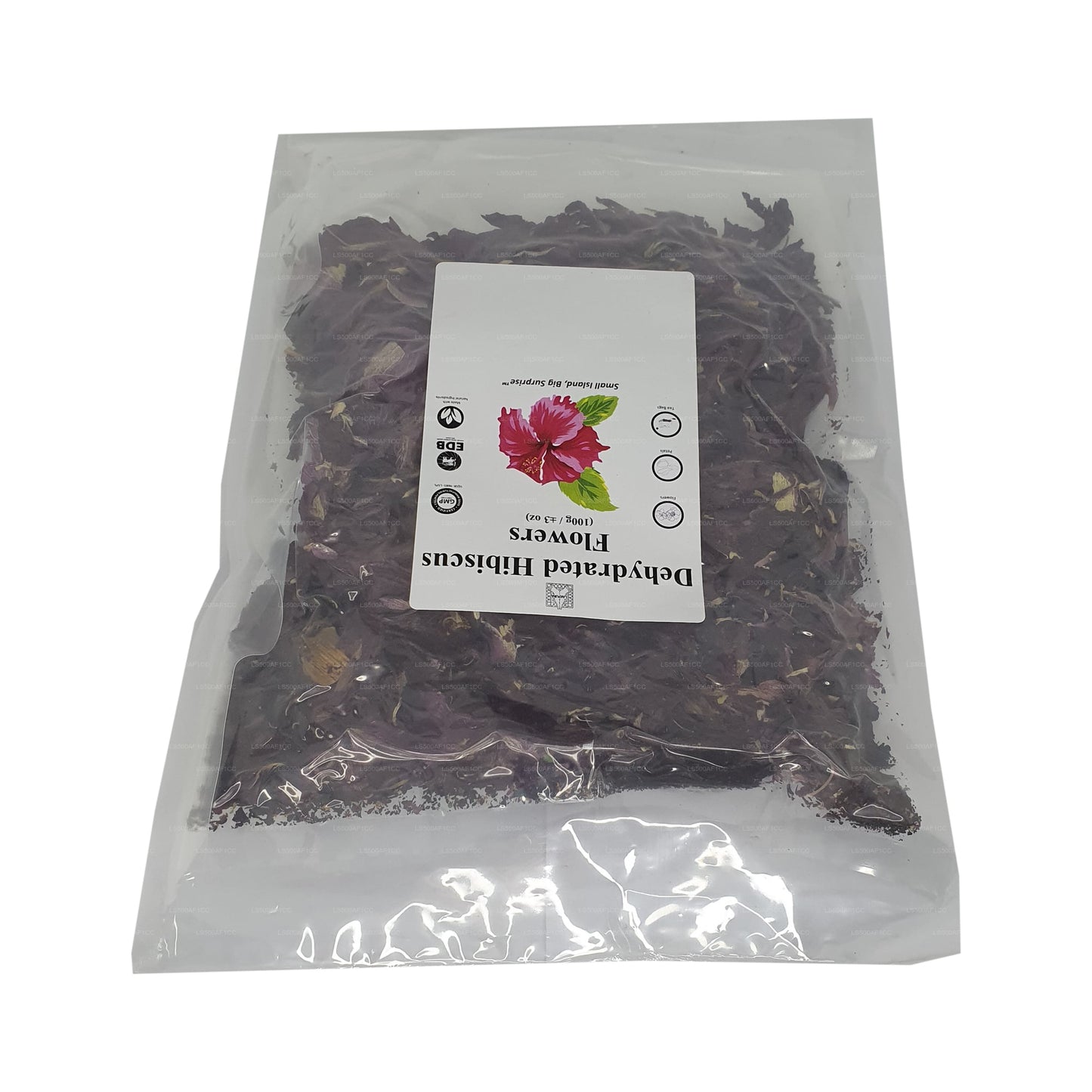 Lakpura® Dehydrerade Hibiscus Rosa (Wada Mal) Blommor