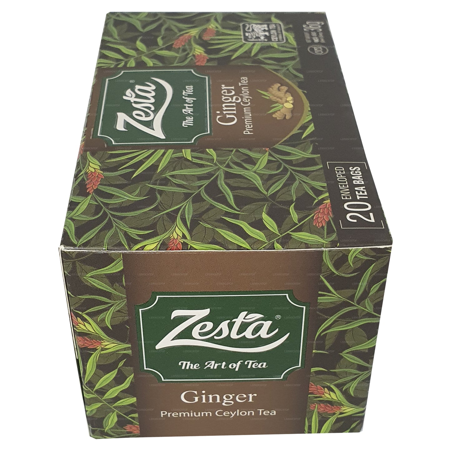 Zesta Ginger Premium Ceylon te (36g) 20 tepåsar