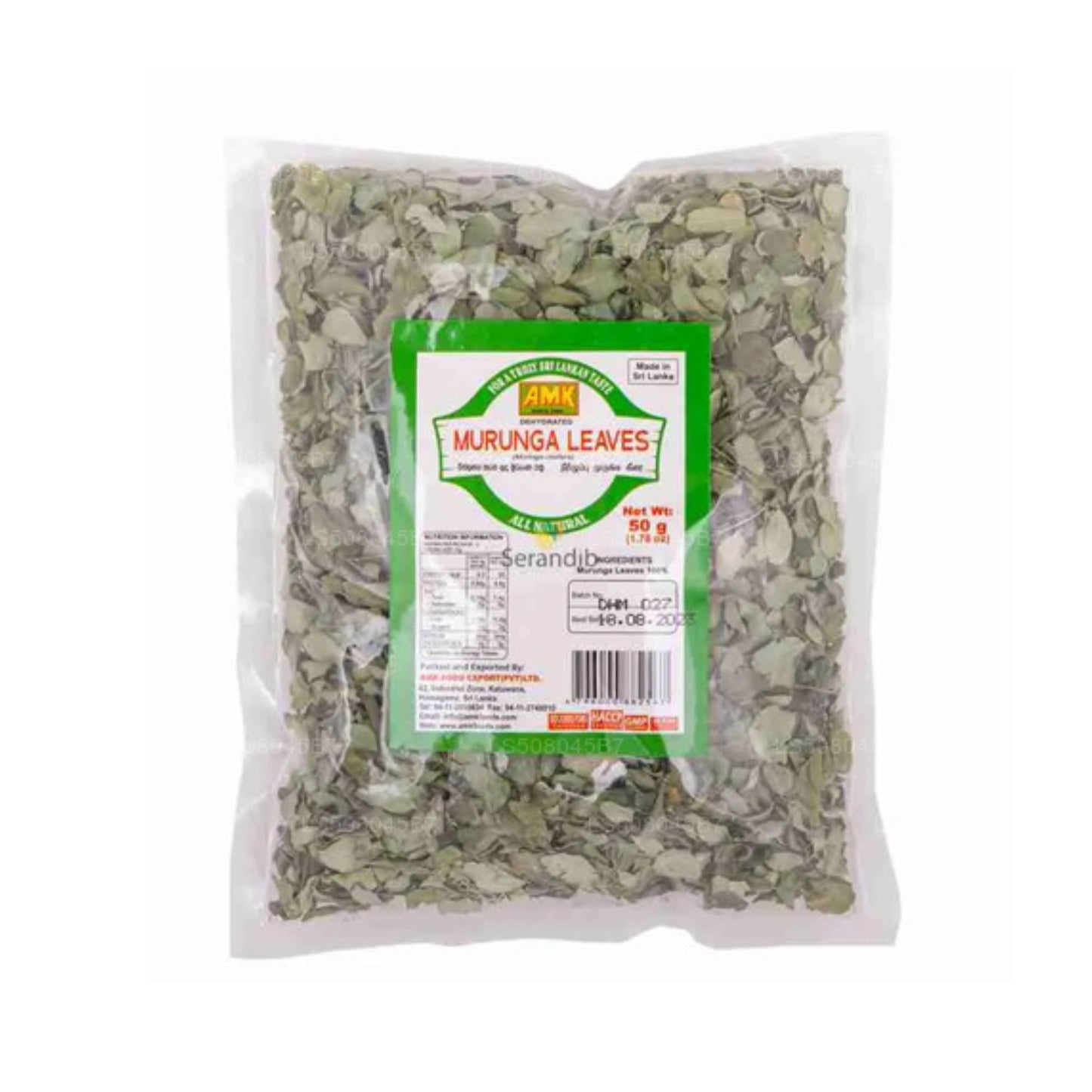 AMK uttorkade Murunga löv (50g)