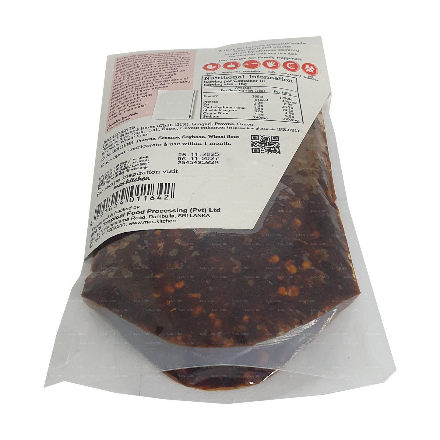 MA: s kök kinesisk chilipasta (150g)