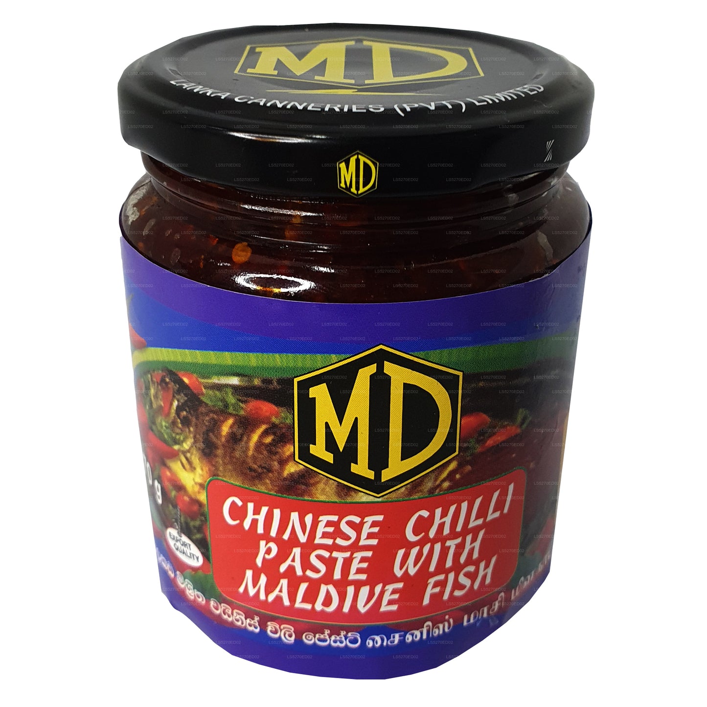 MD kinesisk chilipasta med maldiv fisk (270g)