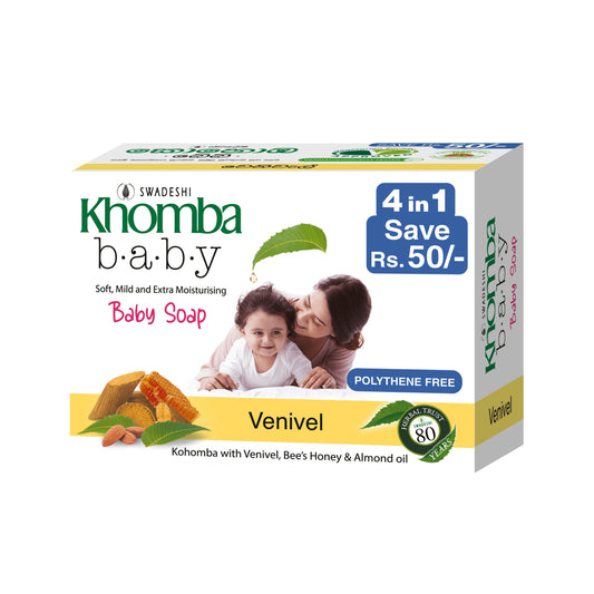 Swadeshi Khomba Babytvål Venivel 4 i 1 (4x70g)