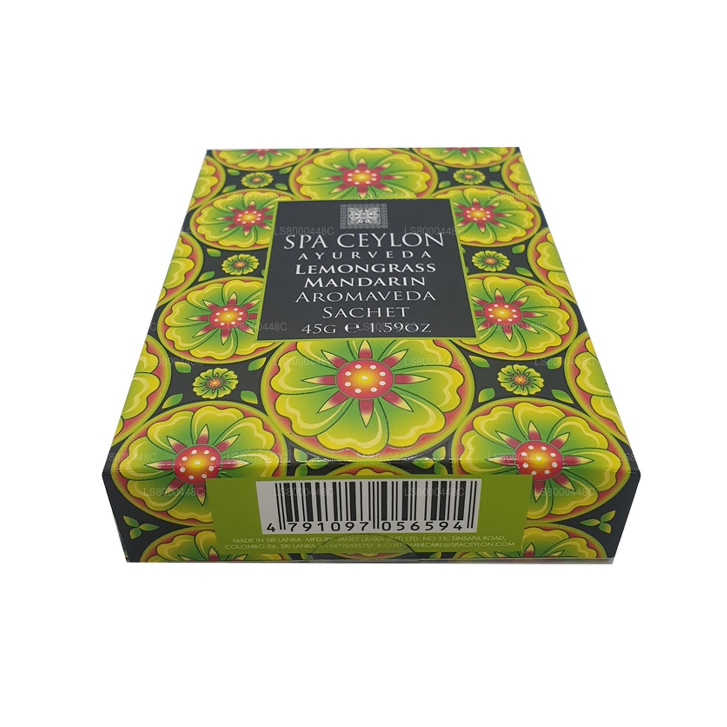 Spa Ceylon Citrongräs Mandarin Aromaveda dospåse (45g)