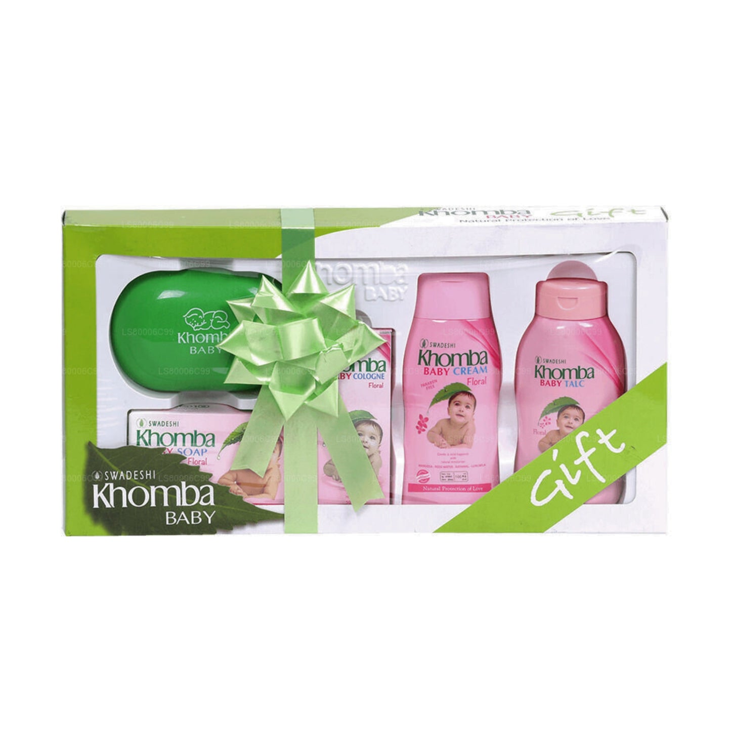 Swadeshi Khomba Babypresentpaket Blommig