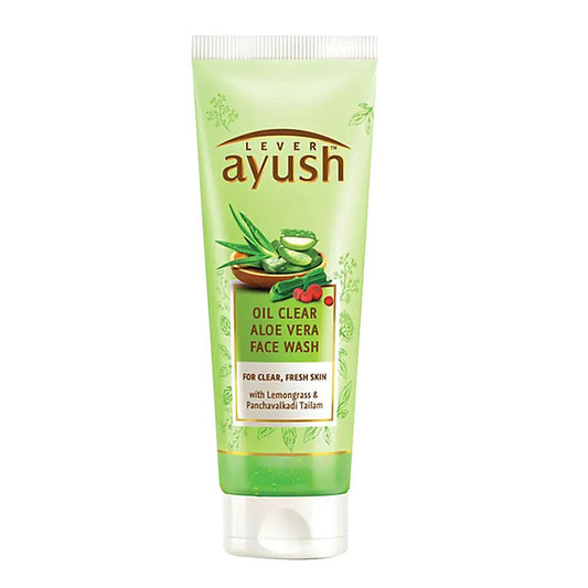 Ayush naturlig ayurvedisk olja klar aloe vera ansiktstvätt (80g)