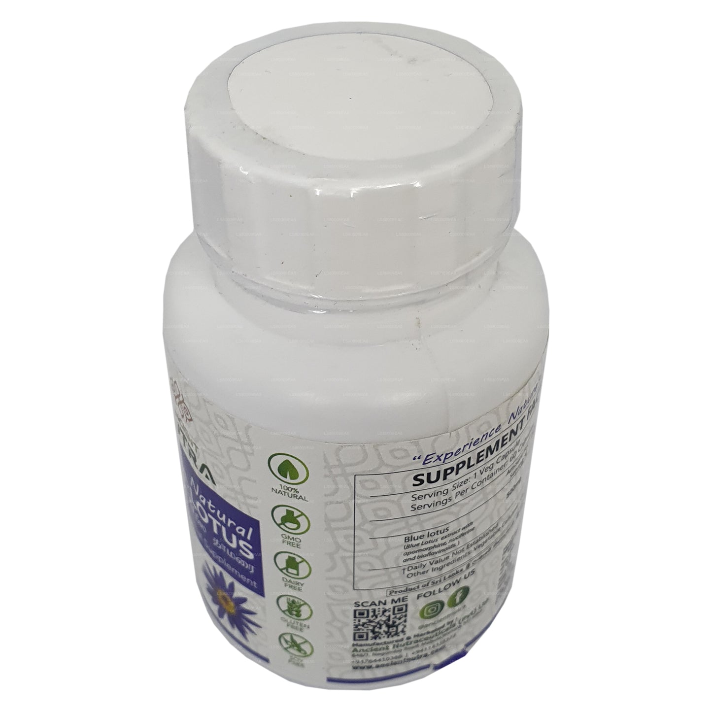 Forntida Nutra Blue Lotus (60 Kapslar)