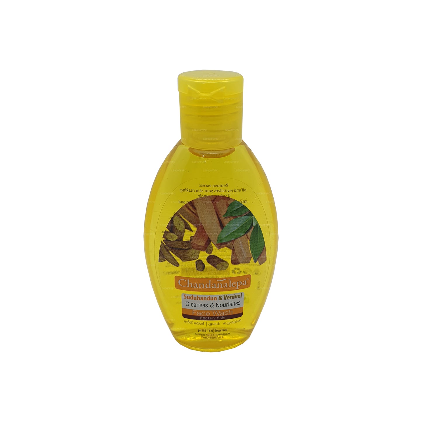 Chandanalepa Sudu Hadun och Veivel ansiktstvätt (100 ml)