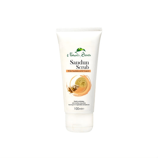 Nature`s Secrets Sandun Scrub med sandelträ & Veivel (100ml)