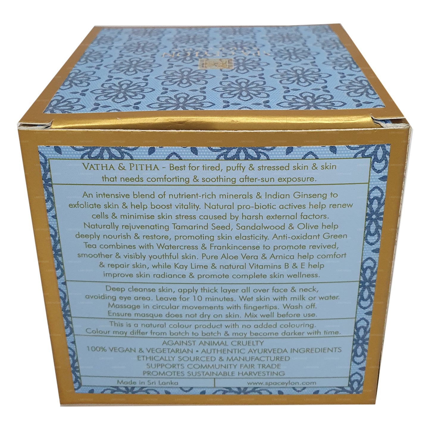 Spa Ceylon Skin De-Stress Ashwagandha Reviva Polering Masque (200g)