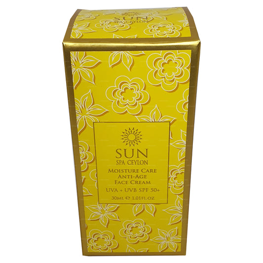 Spa Ceylon SUN Moisture Care Anti Age Ansiktskräm UVA+UVB ”SPF 50+” (30 ml)