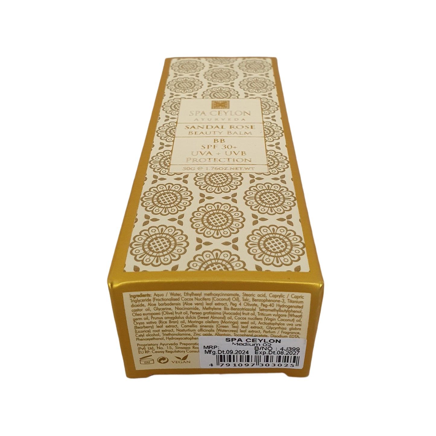 Spa Ceylon Sandal Rose Skönhetsbalsam - Medium (50g)
