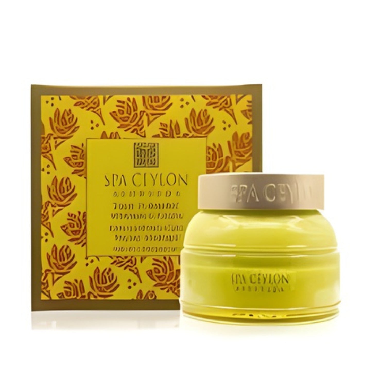 Spa Ceylon True Gurkmeja - Vitamin C Glow - Exfolierande Lera Ansiktsmask (200g)