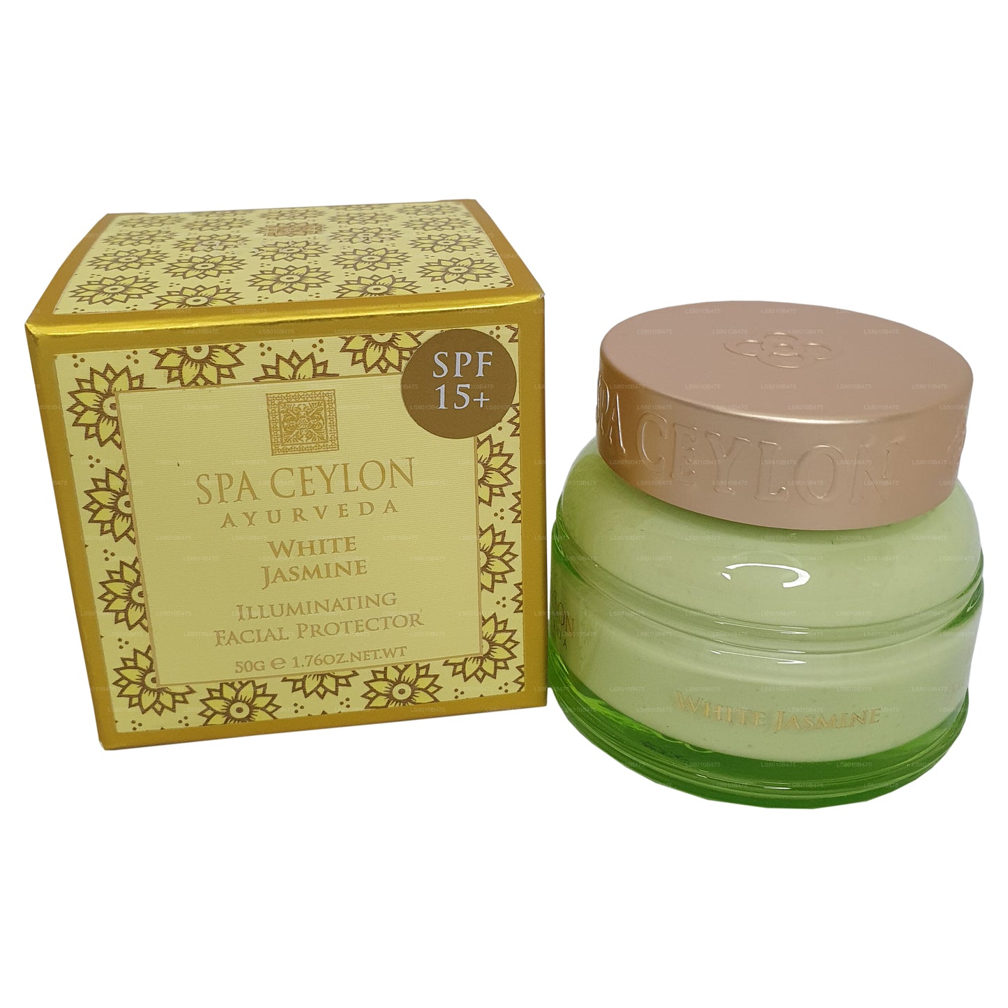 Spa Ceylon White Jasmine Lysande Ansiktsskydd (50g)