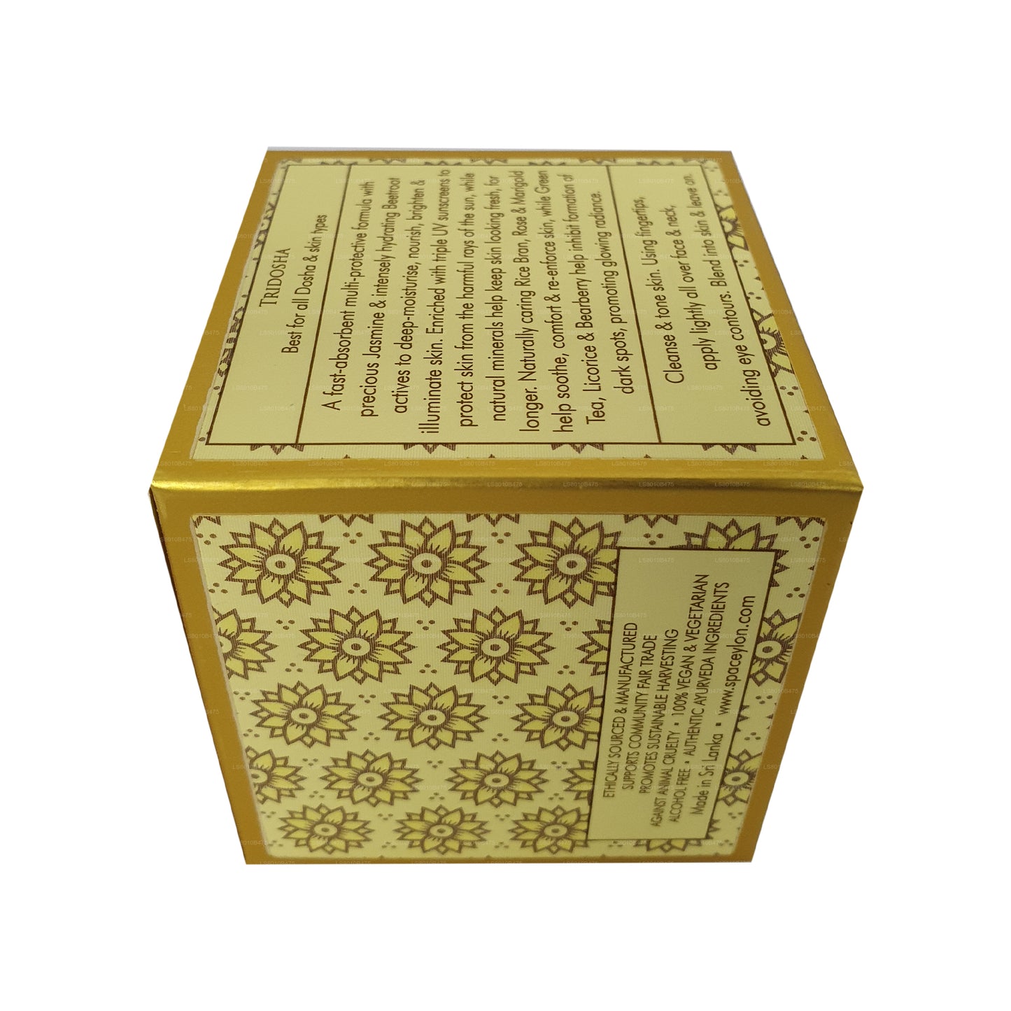 Spa Ceylon White Jasmine Lysande Ansiktsskydd (50g)