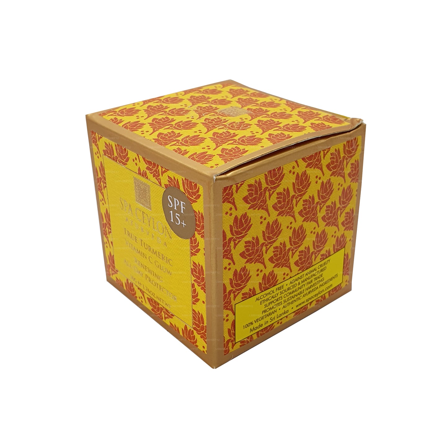 Spa Ceylon True Gurkmeja Vitamin C Glöd Förnyande Skydd hela dagen (100 g)