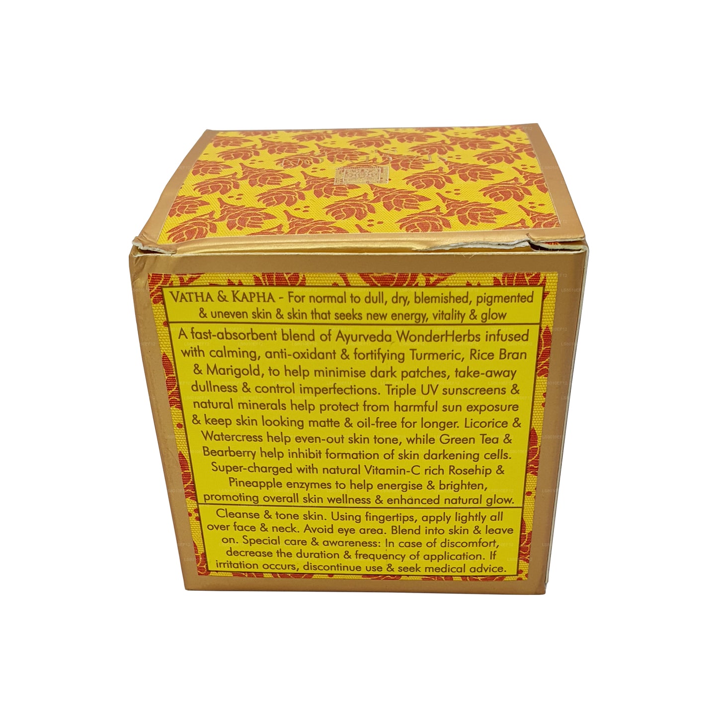 Spa Ceylon True Gurkmeja Vitamin C Glöd Förnyande Skydd hela dagen (100 g)