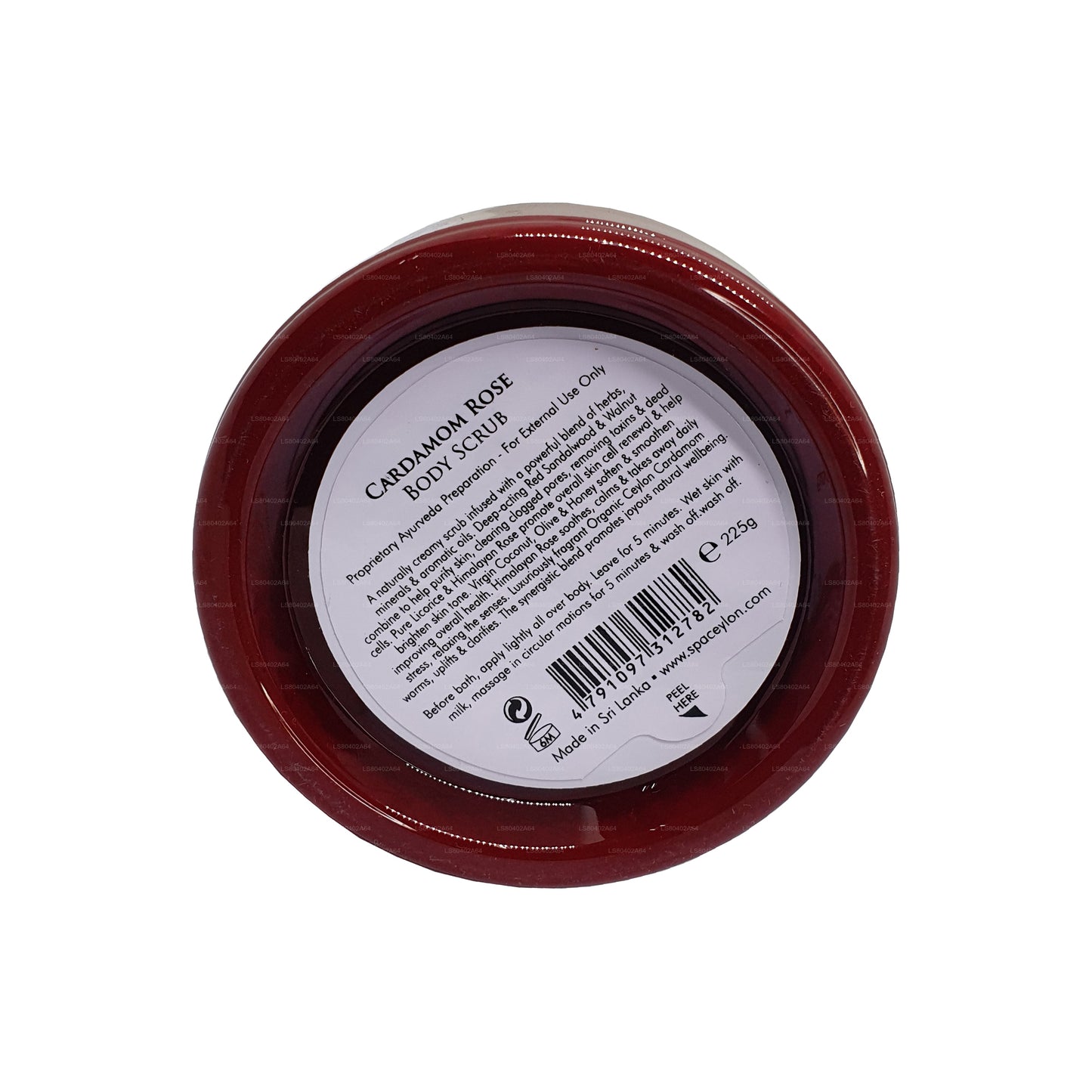 Spa Ceylon Kardemumma Rose Kroppsskrubb (225g)