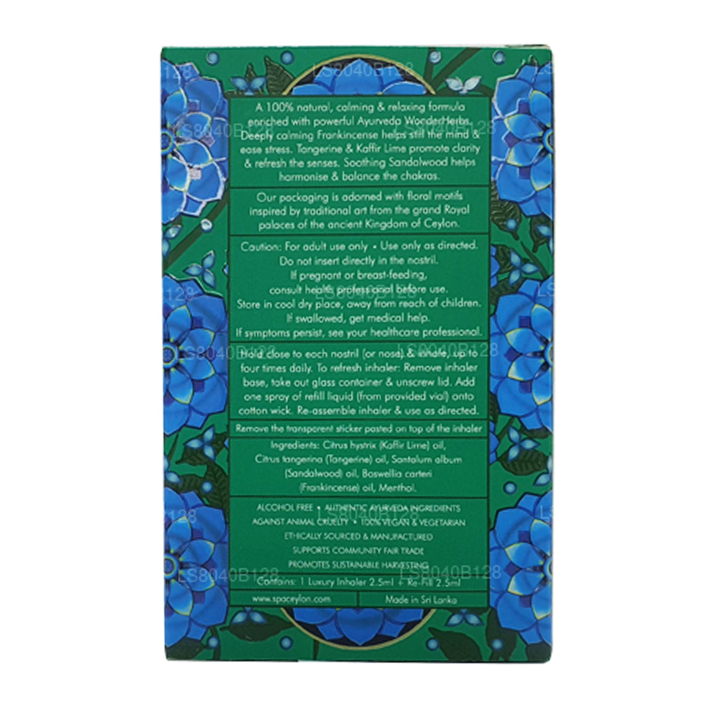 Spa Ceylon De-Stress lugnande inhalator (5 ml)